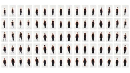 Modelos reais disponibilizados pelo Google - Foto: Google