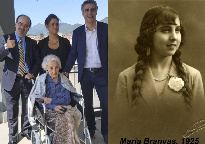 A vovó de 116 anos que revelou segredos da vida longa chama-se Maria Branyas e vive na Catalunha - Fotos: reprodução / Twitter