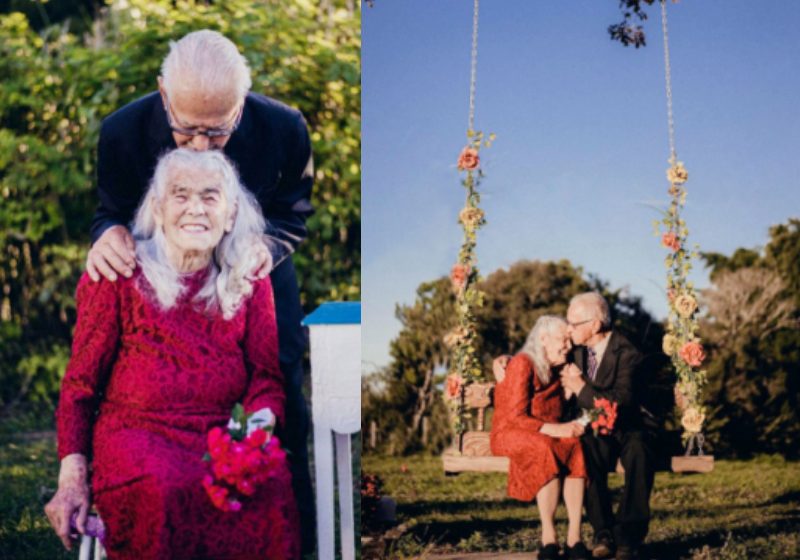 Eternos namorados, o casal encantou a web com o ensaio fotográfico. - Foto: Bruna Matos