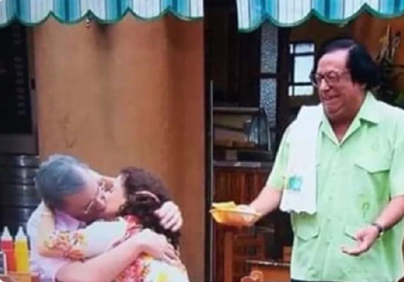 Um dos memes é do solteiro Beiçola, no Dia dos Namorados, vendo juntos dona Nenê e Lineu, da Grande Família - Foto: reprodução / TV Globo