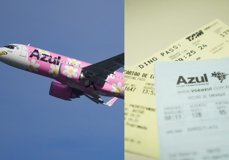 Os preços das passagens aéreas caíram. Desde o início do ano os bilhetes acumularam queda de 21%. - Foto: Marcelo Camargo (Agência Brasil) e Eurospot.