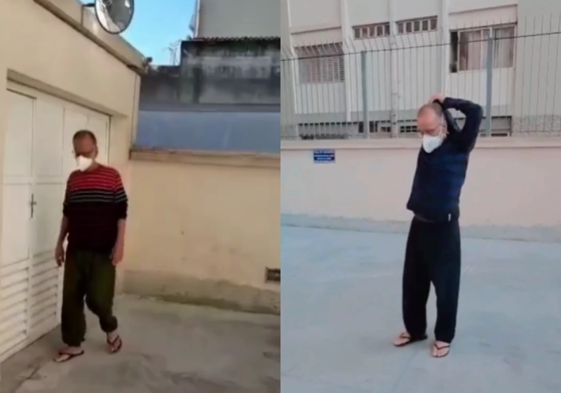 O paciente Paulo já consegue andar sozinho depois de passar pelo processo de remissão do câncer. Foto: Reprodução/@paulocfperegrino/Instagram.