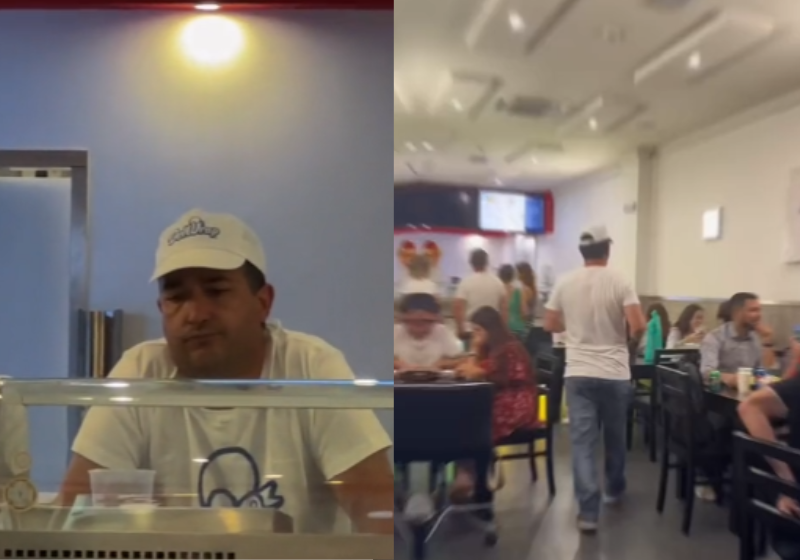 A rede de apoio foi grande, e os internautas conseguiram lotar o restaurante que vivia vazio. Foto: Reprodução/Del Wrap.