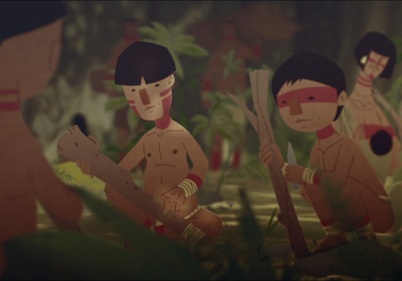 "Caminho dos Gigantes" é um dos quatro curtas disponíveis gratuitamente para você aprender mais sobre povos indígenas. Foto: Reprodução/Caminhos dos Gigantes.