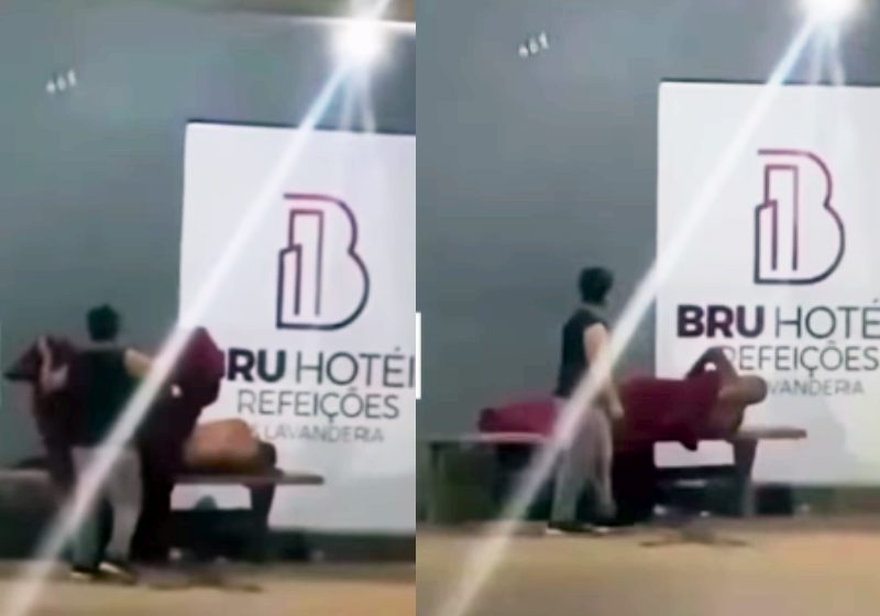 O garoto foi flagrado pela câmera. Ele cobre o morador em situação de rua. - Fotos: reprodução / Instagram @Ribarordinario