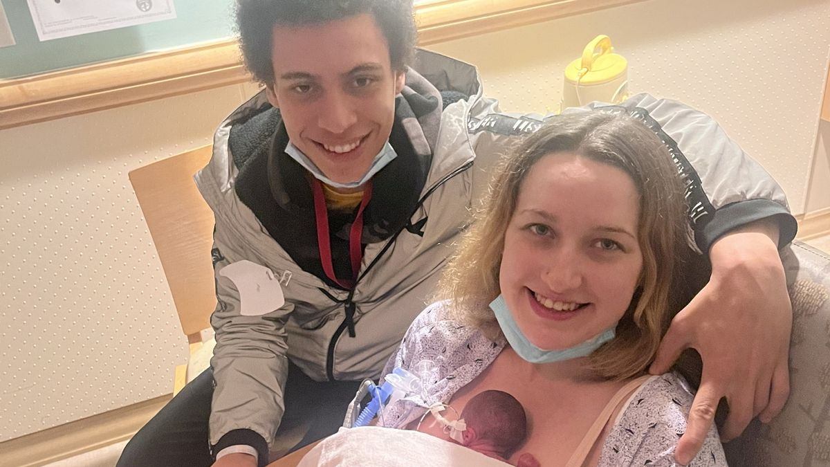 Os pais da criança foram informadas que ele não sobreviveria, mas a equipe médica teve uma grande surpresa. Foto: Reprodução/Krysten Risbon.