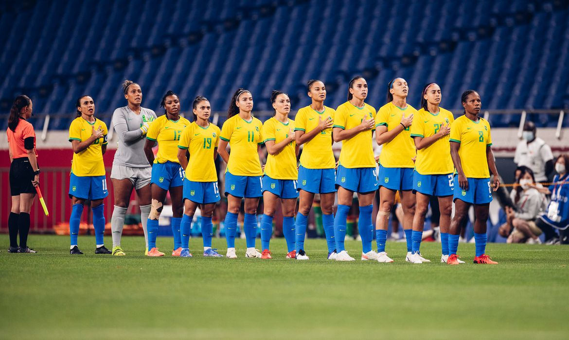 A Seleção Brasileira já está na Austrália para buscar a taça! Foto: Reprodução/Sam Robles (CBF).