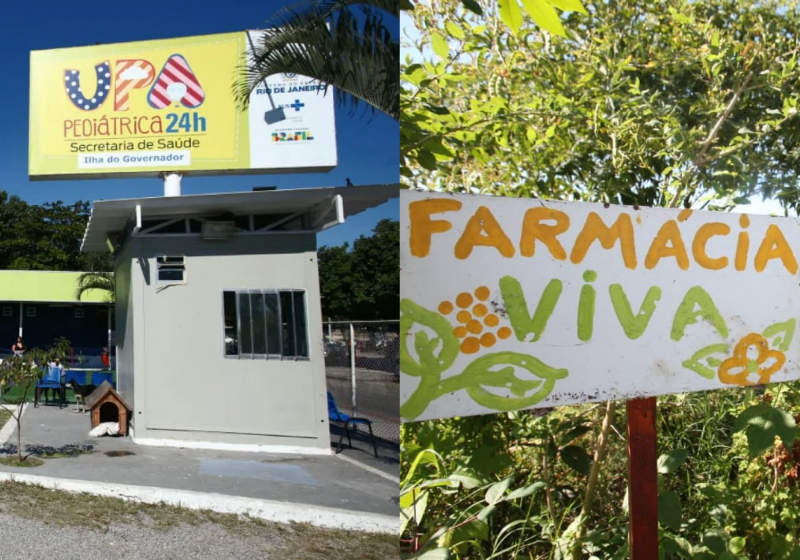 A UPA criou a horta com alimentos saudáveis e plantas medicinais para a população - Foto: reprodução O Dia