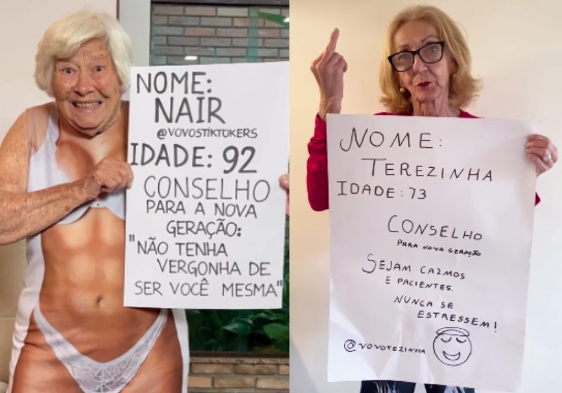 Essas vovós influencers e seus conselhos sincerões estão divertindo as redes sociais - Fotos: reprodução / Instagram @quarentaup