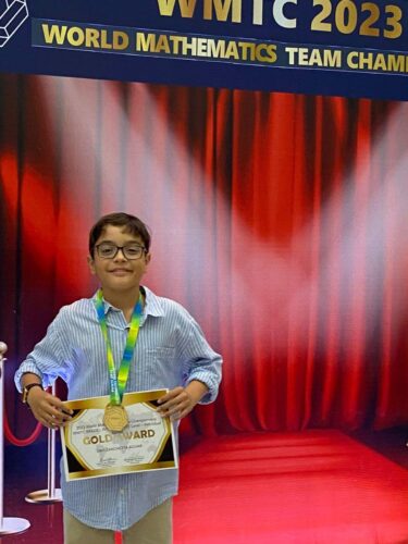 Davi Aguiar, 12 anos, ficou com o ouro na competição. - Foto: divulgação