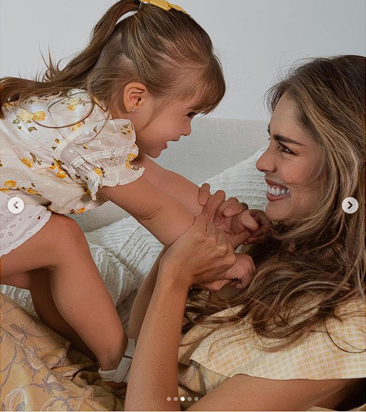 Camila foi a primeira Miss Colômbia mãe a ganhar o concurso no país. Foto: Reprodução/Instagram.
