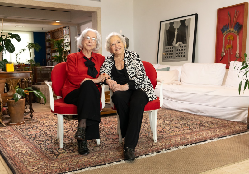 Fernanda Montenegro e Nathália Timberg presentearam o público com um documentário sobre a amizade entre as duas. - Foto: Canal Viva