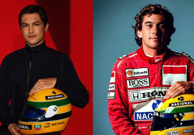 Gabriel Leona vai viver Ayrton Senna na nova série da Netflix. Foto: Reprodução/Internet.