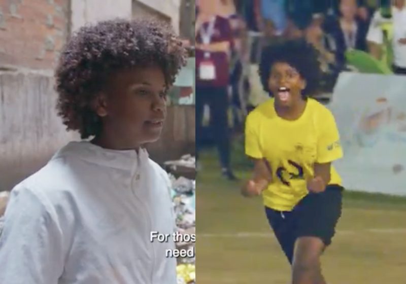 Yasmin, a brasileira que venceu a pobreza com talento, se consagrou campeã da Copa do Mundo do Catar, foi convidada para a seleção de base do Fluminense como atacante e saiu em documentário internacional - Fotos: reprodução / Youtube