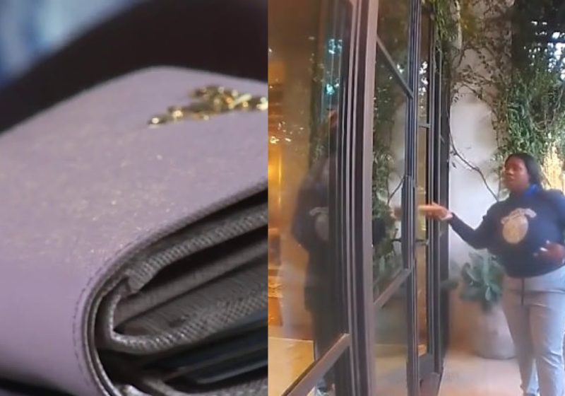 A dona do objeto agora procura a mulher que devolveu a carteira Prada cheia de dinheiro. Foto: Reprodução/Click2Houston.