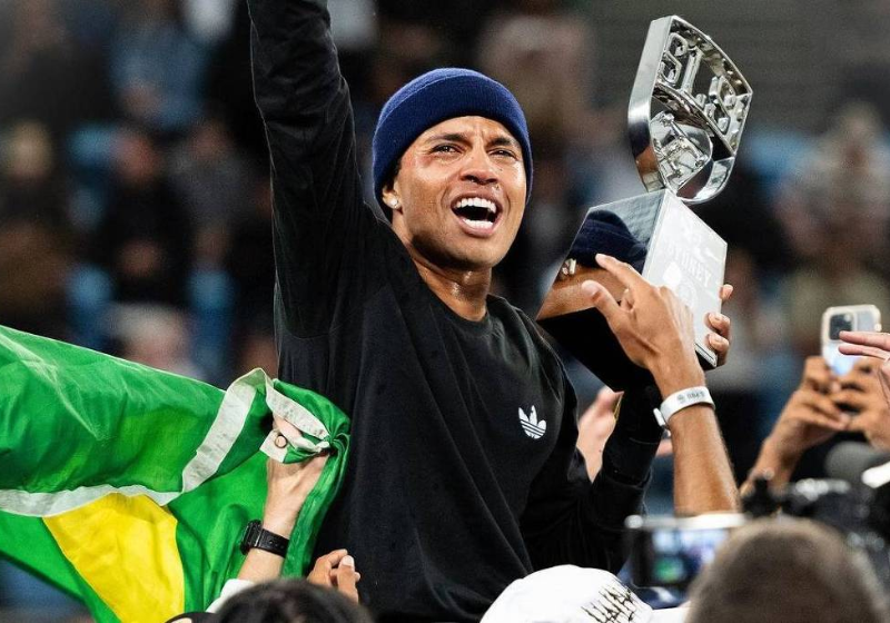 Felipe Gustavo brilhou! O skatista brasileiro conquistou título inédito - Foto: Jake Darwen