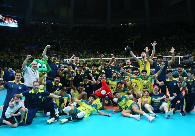 Paris é logo ali: Brasil derrotou a Itália e vai para as Olimpíadas! Foto: Reprodução/Marcelo de Jesus.