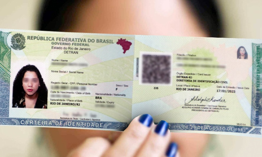 O novo documento usa o número do CPF como único número de identificação. Foto: Reprodução/Victor Hugo Campos (Detran.RJ).