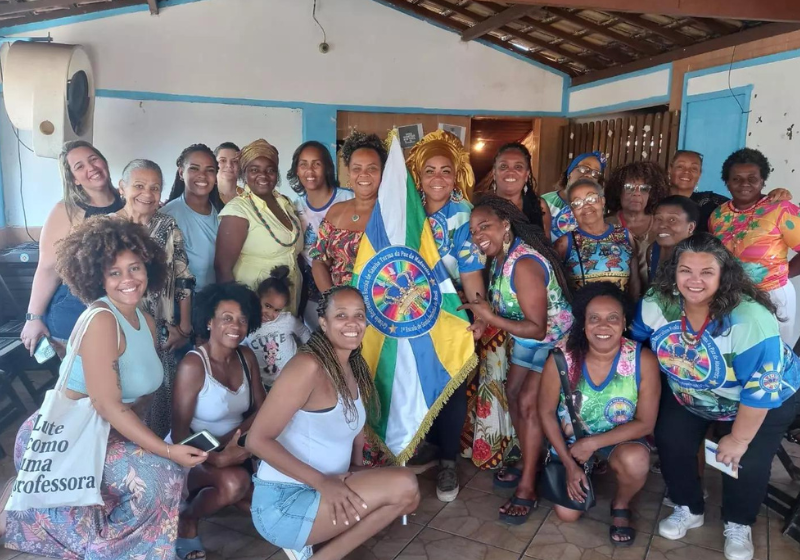 O Grêmio Recrativo Escola de Samba TPM é uma escola de samba formada apenas por mulheres. Foto: Reprodução/Gisele Rosires.