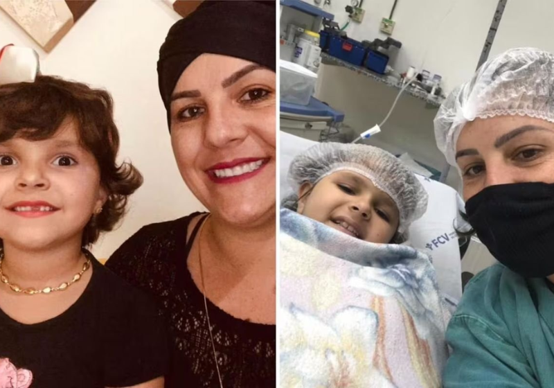 Mãe e filha comemoraram juntas a cura contra o câncer. - Foto: arquivo pessoal