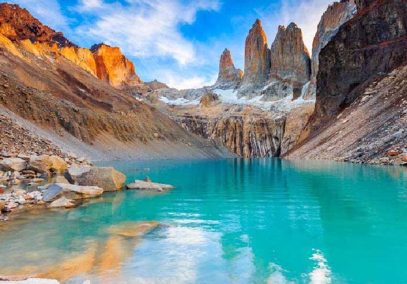 O Parque Parque Nacional Torres del Paine, na Patagônia, Chile, é uma das opções de turismo sustentável na América Latina - Foto: Vivan Telles