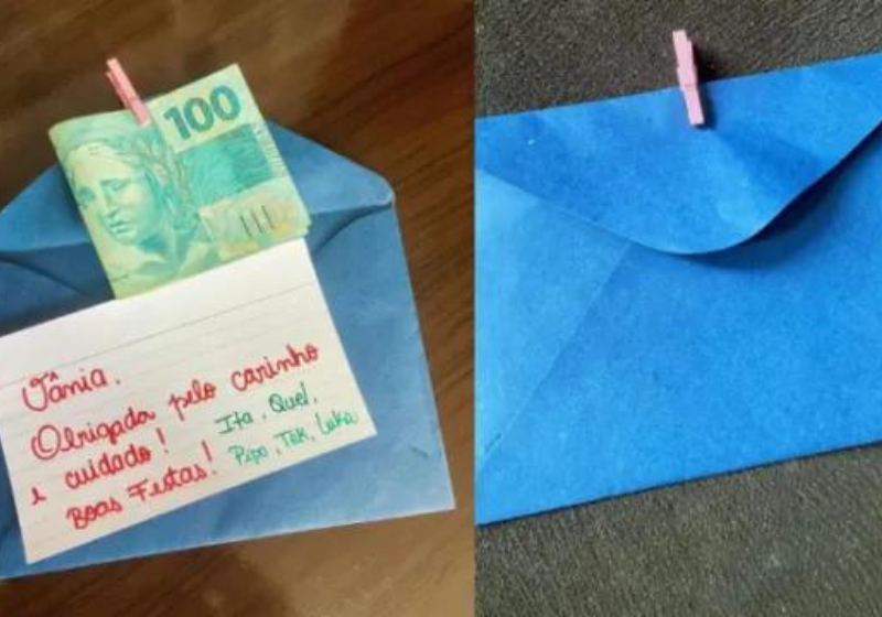 O homem, após encontrar o bilhete perdido na rua, fez uma campanha nas redes e encontrou a dona. Foto: Instagram/@gustavozdradek27.