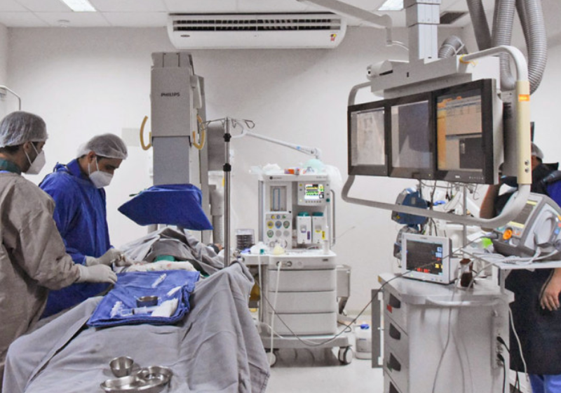 Este foi o primeiro cateterismo em crianças realizado no SUS. A cirurgia foi um sucesso - Foto: HemoKids