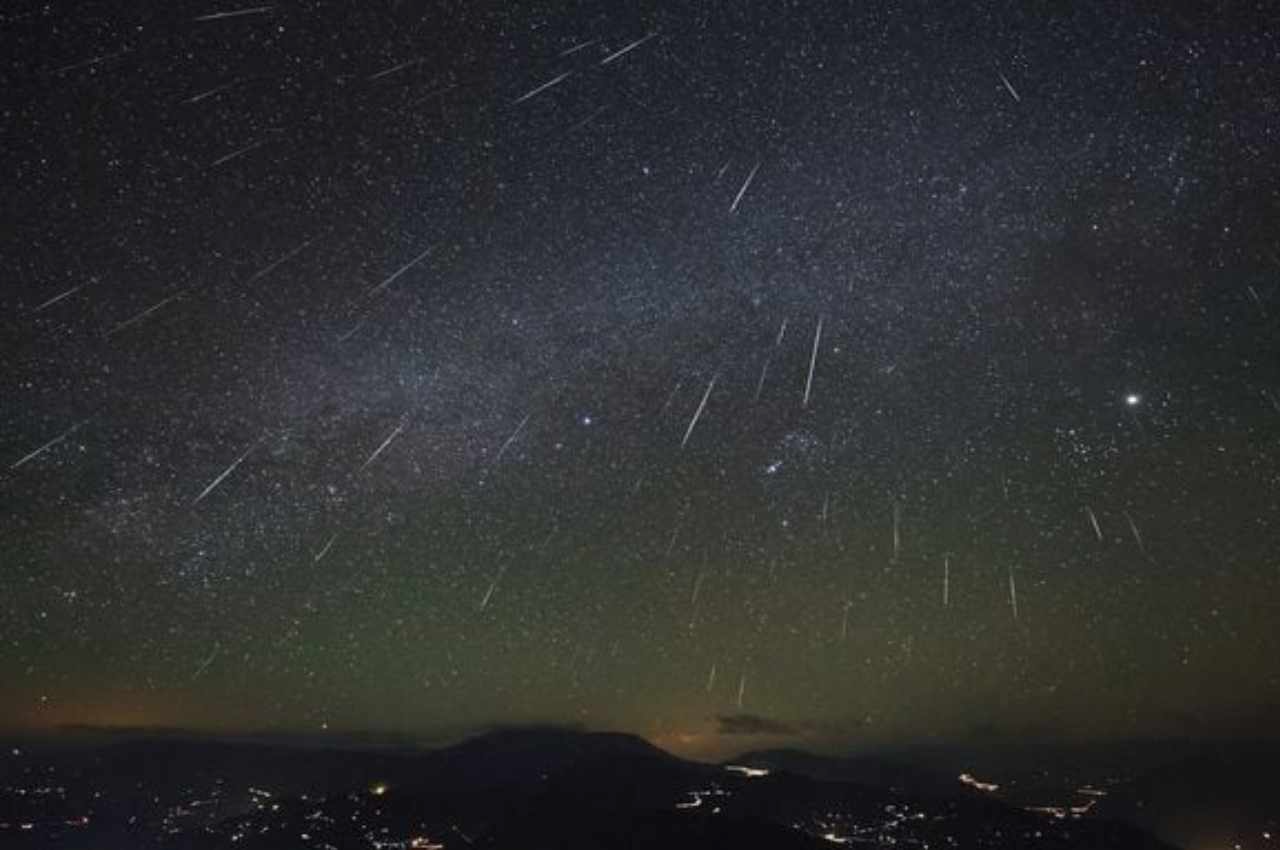As Gemínidas poderão ser vistas no Hemisfério Norte e Sul. Foto: Reprodução/Jeff Dai (Arizona State University).