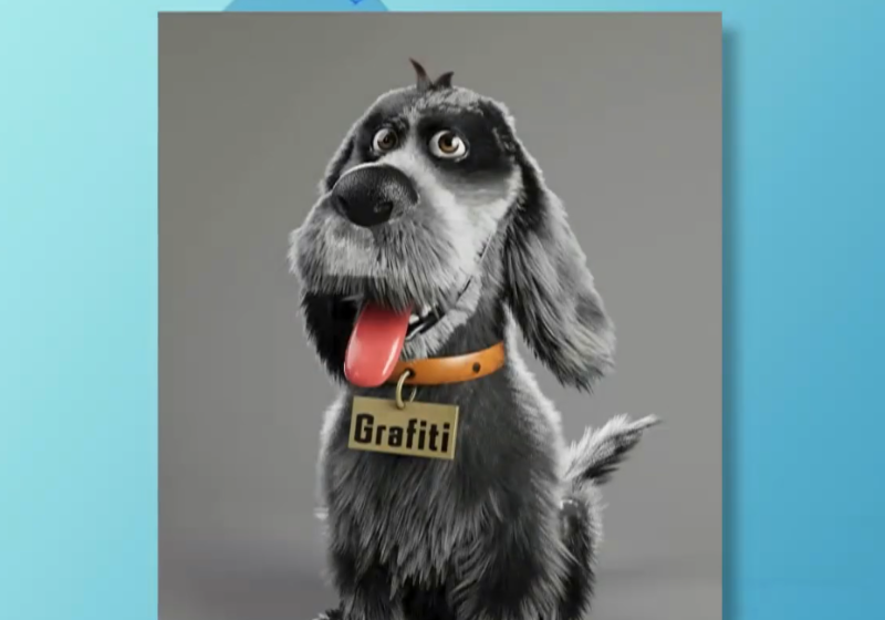 Cléber já não tem mais nenhuma foto de Grafiti, mas gerou essa imagem no computador para lembrar o grande amigo. Foto: Reprodução/Record TV.