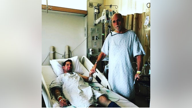 O tio Joe Fenrich foi o terceiro doador. Foto: Reprodução/Arquivo pessoal.