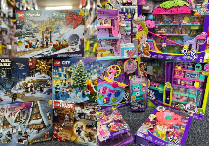 A mulher comprou todo o estoque da loja de brinquedos e disse que queria retribuir o ótimo ano que teve. Foto: Facebook/Toyworld.