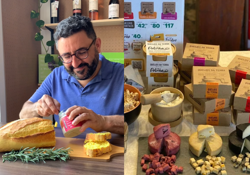 O químico Ilton Daltro largou a carreira para fazer queijo vegano e se deu bem - Foto: reprodução/Instagram @queijosdaterra