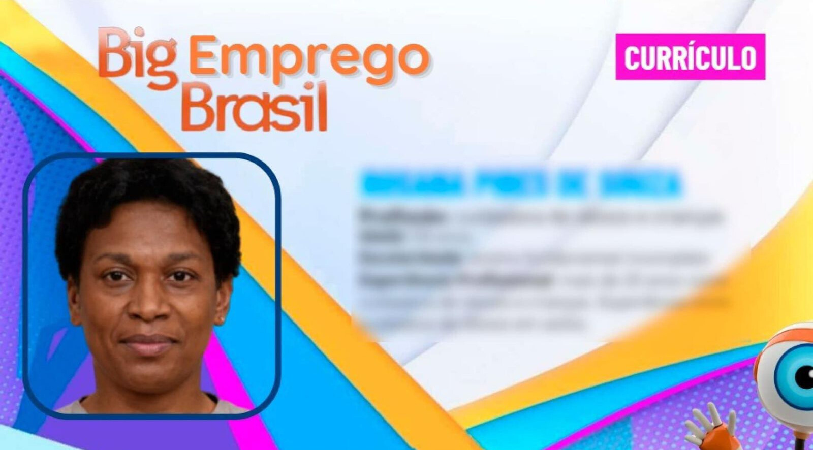 Outra carteira do BBB que ele criou para divulgar o currículo dos desempregados. - Foto: divulgação