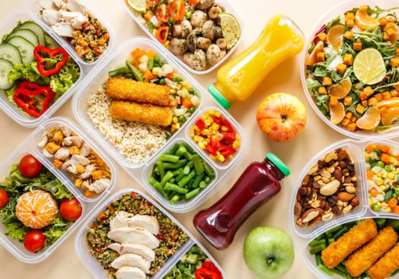 Optar por alimentos naturais, como frutas e vegetais, vai te ajudar a manter o peso em dias e evitar doenças. Foto: Freepik.