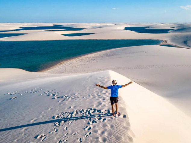 Segundo pesquisa internacional, os Lençóis Maranhenses ficaram em 2º lugar na lista dos parques mais bonitos do mundo. - Foto: reprodução/Mapa de Viajante