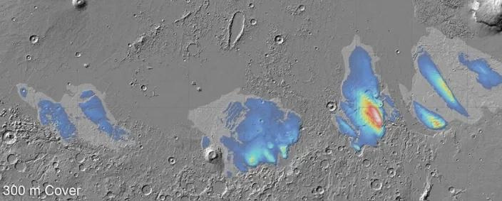 Essa foi a maior quantidade de água já encontrada no planeta. - Foto: reprodução/ ESA