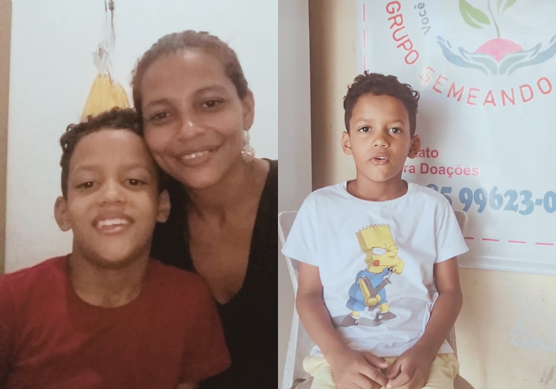 O Guilherme emocionou todo mundo! O menino pediu ajuda para a mãe dele trabalhar e ganhou o coração das redes sociais. - Foto: arquivo pessoal