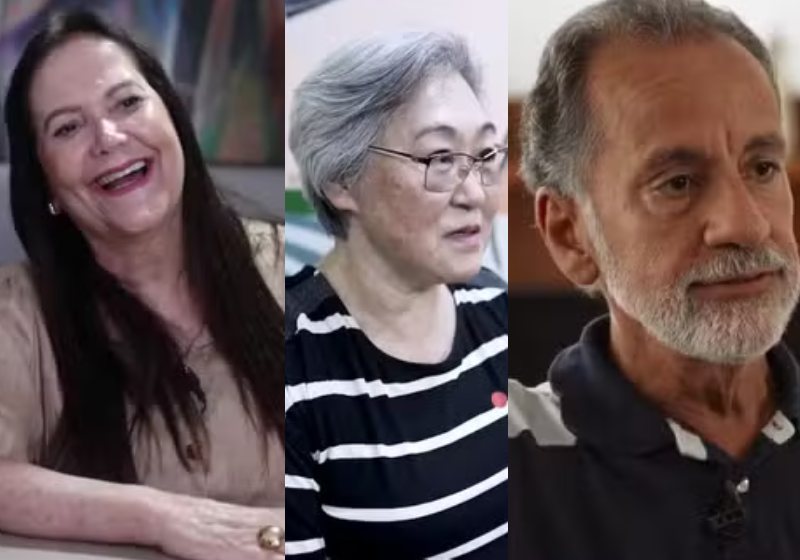 Vânia, Marico e Paulo. Os três já passaram pelo tratamento de câncer aqui no Brasil chamado Cart-T - Fotos: reprodução / TV Globo