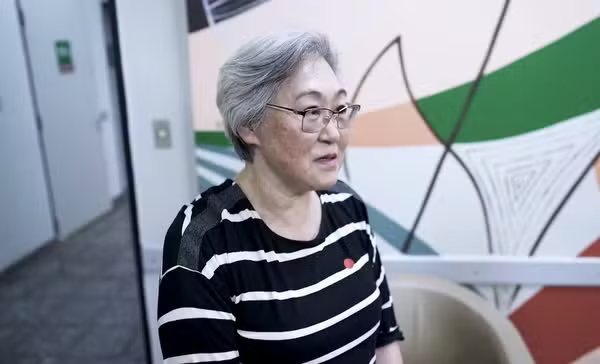 A empresária Marico Utiyama Egashira trata a leucemia com CART-T - Foto: reprodução / TV Globo