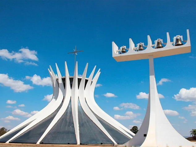 A Catedral, Torre de TV e Parque da Cidade foram alguns dos locais listados pela IA como os mais bonitos de Brasília. - Foto: Arquidiocese de Brasília