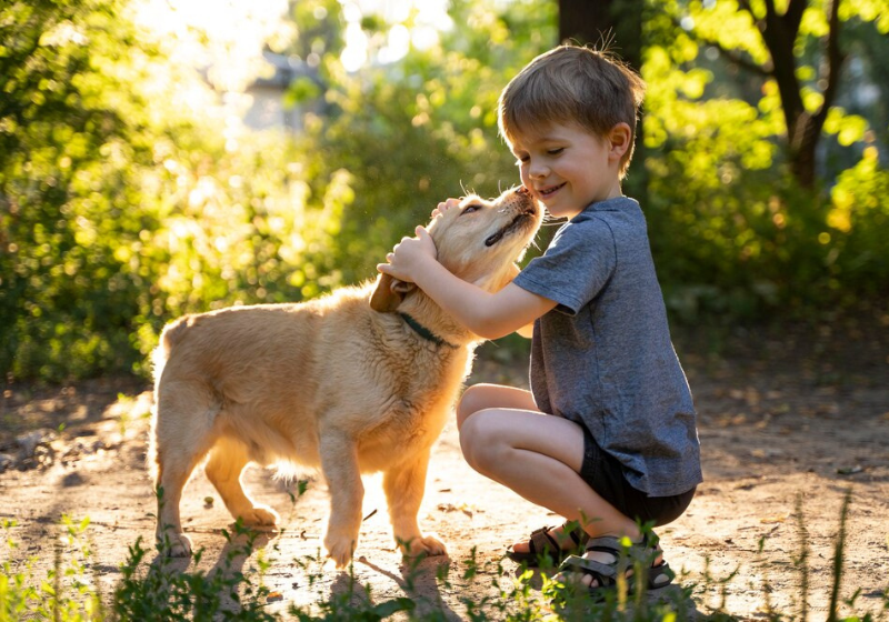 Se você está considerando adotar um bichinho para seu filho, saiba que a criança ficará mais ativa e isso é ótimo! Foto: Freepik.