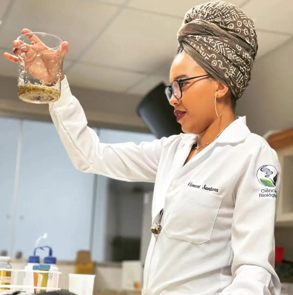 Foi Clerrane Santana, estudante de Ciências Biológicas do CEUB quem fez essa descoberta. - Foto: Clerrane Santana