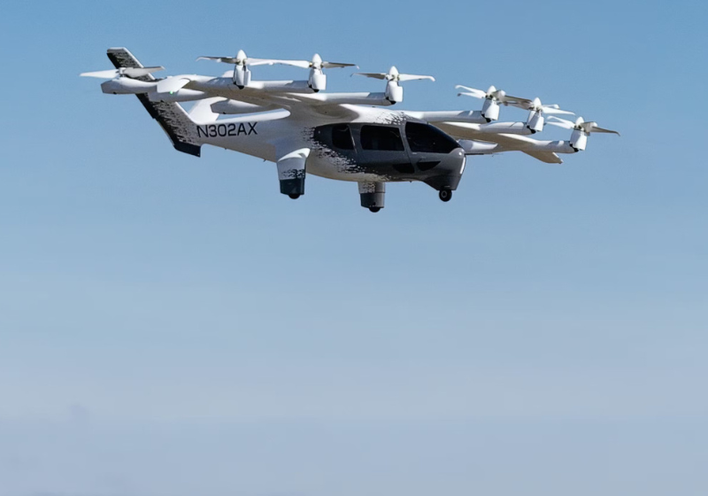 O carro voador passou nos testes e a Fase 2 deve começar em breve. Foto: Archer.