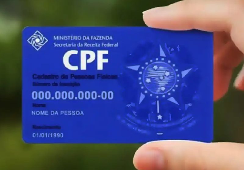 Com a nova Lei do CPF, o brasileiro só precisará guardar um número de documento na cabeça, o do CPF. - Foto: divulgação / Receita Federal