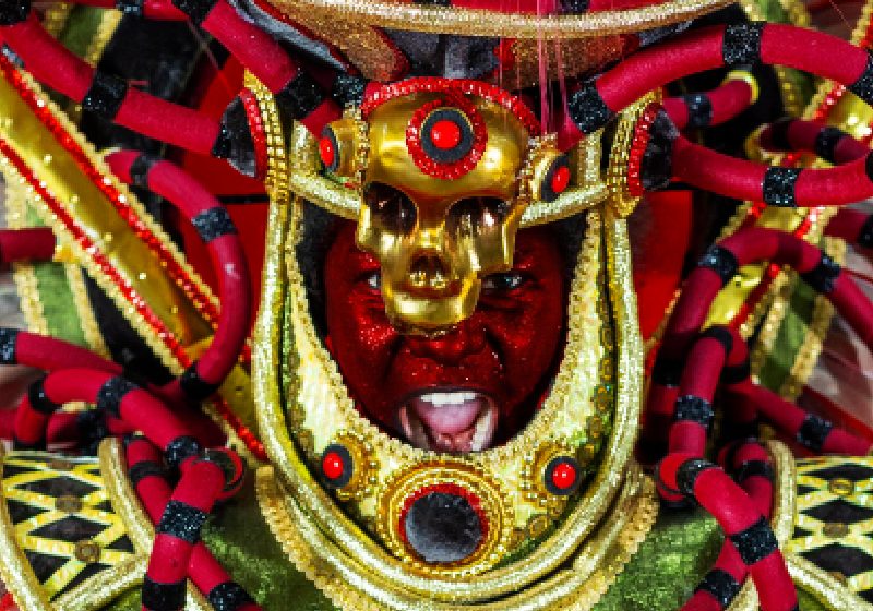 O samba enredo da Acadêmicos do Salgueiro, sobre aquecimento global, desmatamento e homenagem ao povo Yanomami, foi eleito na enquete o primeiro, entre os melhores sambas enredo Rio 2024. O desfile na Marquês de Sapucaí começa hoje. - Foto: divulgação