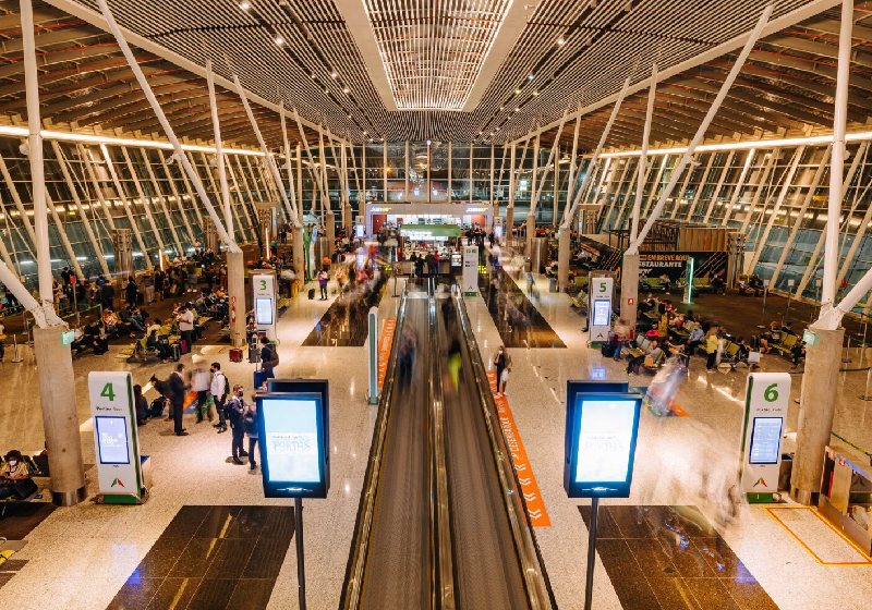 A pesquisa mostrou que o aeroporto JK, em Brasília é o melhor entre os grandes aeroportos do Brasil. - Foto: Bento Viana/Divulgação