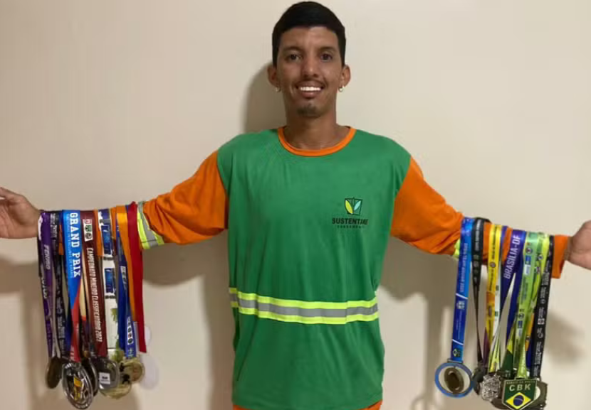 O atleta já conquistou 34 medalhas e nove troféus. - Foto: Divulgação 