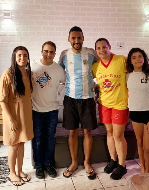 Ariane recebeu os agradecimentos dos familiares de Arthur. Foto: @salvamarpaulista/Instagram.