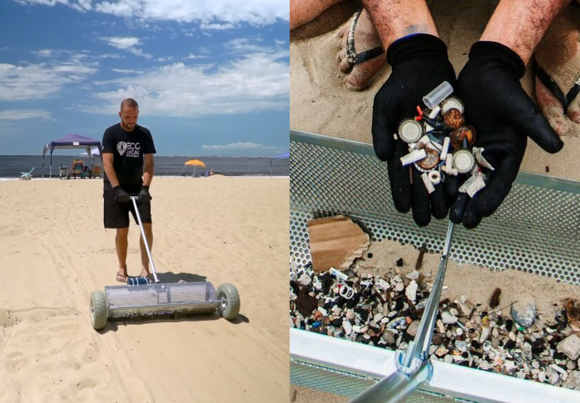 Usar a peneira ecológica é simples e pode causar um grande impacto positivo no meio ambiente. - Foto: reprodução/Arquivo pessoal/Instagram @ecobarreiradiegosaldanha