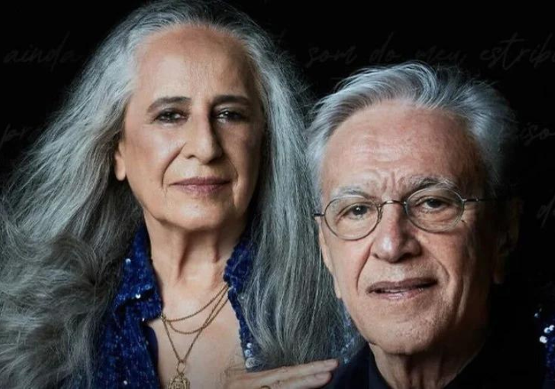 Foram confirmados 8 shows de Caetano e Maria Bethânia pelo Brasil. A pré-venda de ingressos começa dia 17 para clientes do Banco do Brasil. - Foto: @caetanoveloso/Instagram.